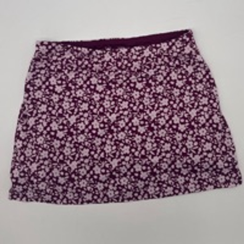 Women's Tranquility Skort Size M Maroon Floral